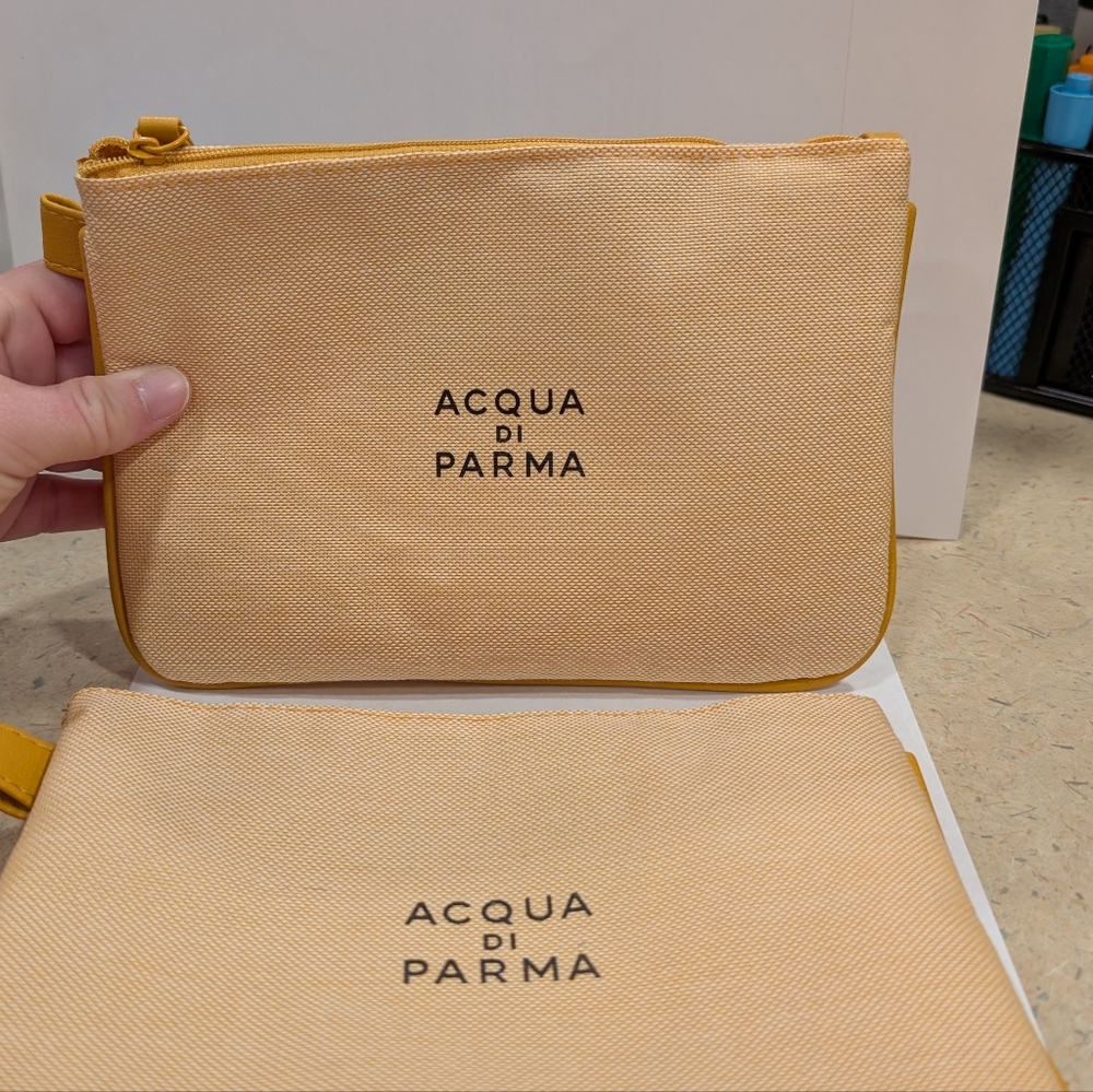 (2) Acqua Di Parma Business Class Amenities Bags